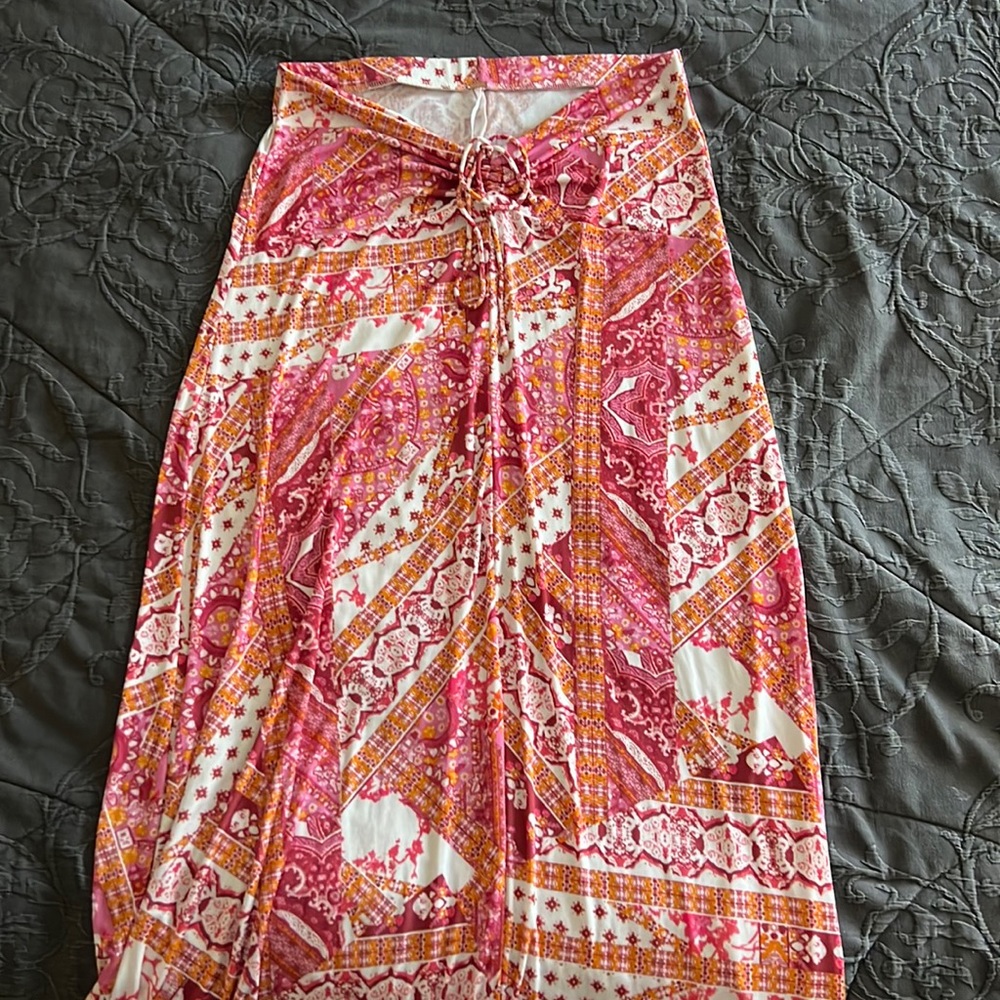 Free people convertible maxi skirt